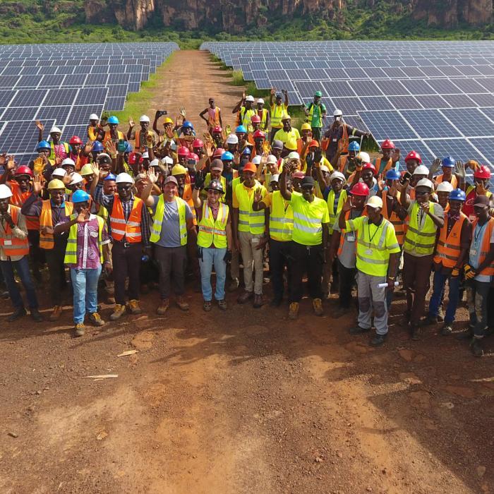 Equipe Kita panneau solaire