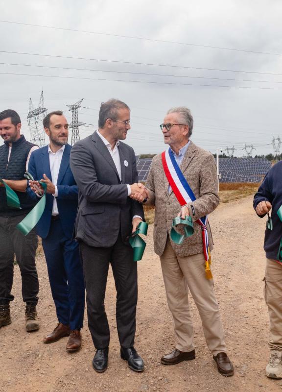 Inauguration du projet agrvoltaïque