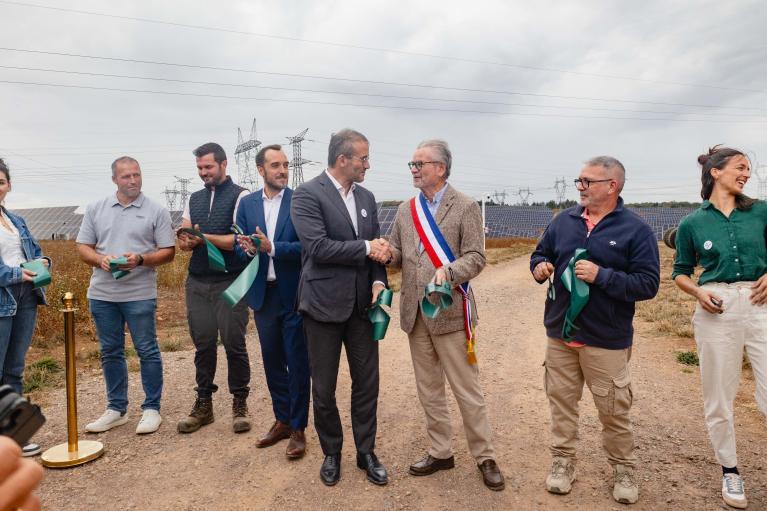 Inauguration du projet agrvoltaïque